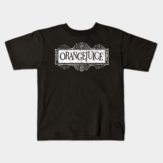 Orangejuice Kids T-Shirt by eightballart